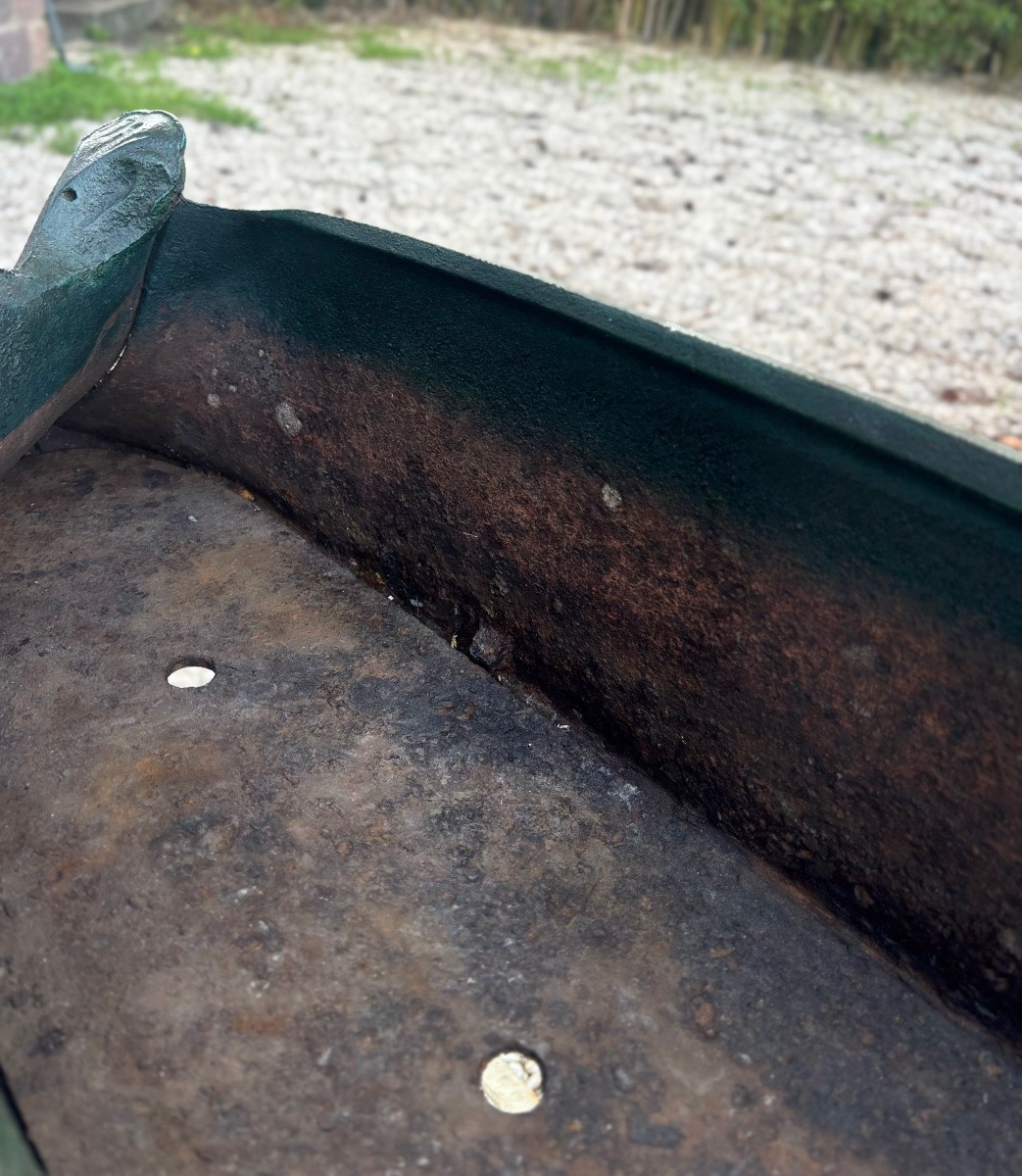 Hector Guimard 1900 jardinière en fonte saint dizier fondeur -photo-3