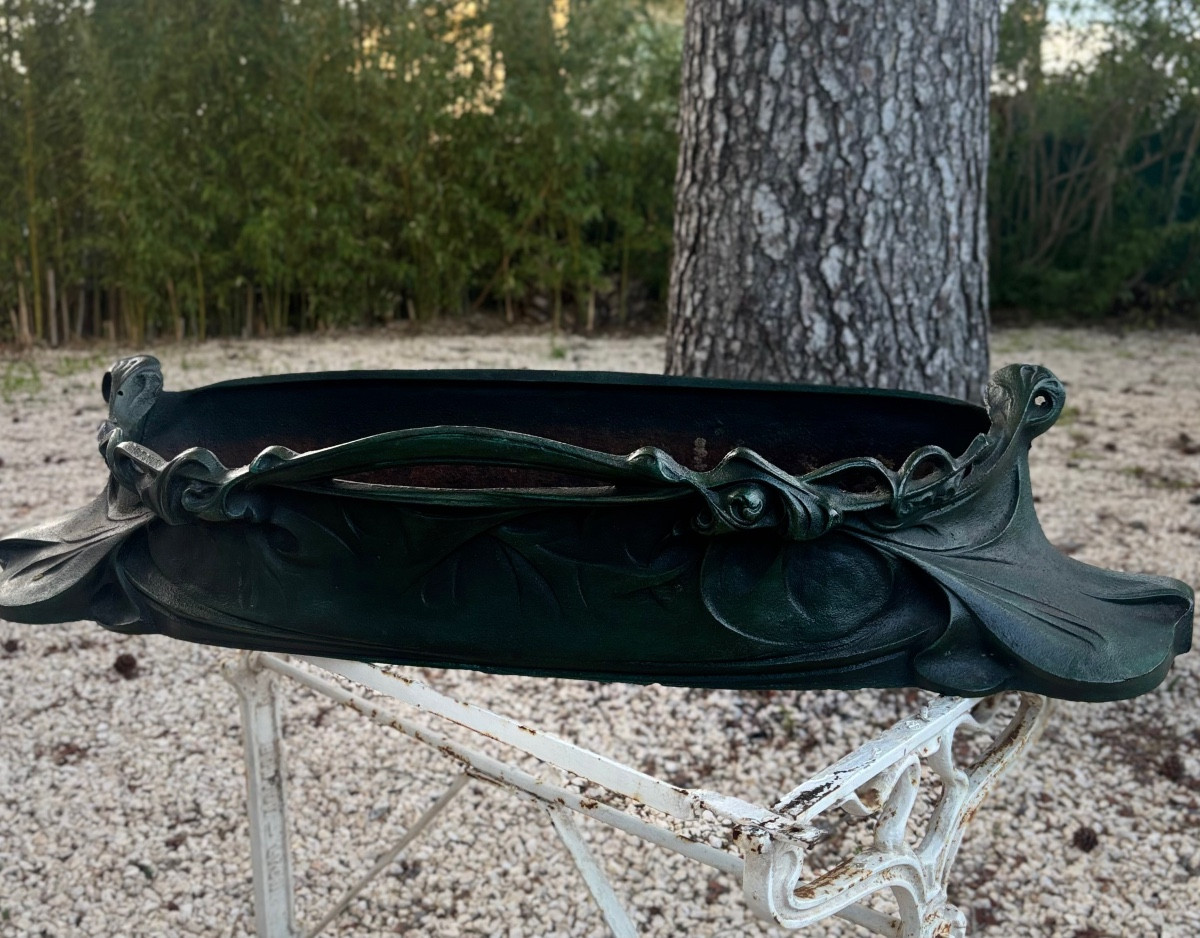 Hector Guimard 1900 jardinière en fonte saint dizier fondeur 