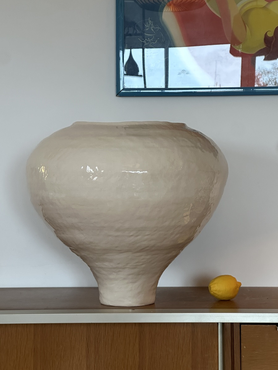 Vase en céramique Hugo Joirkin céramiste XXe -photo-1