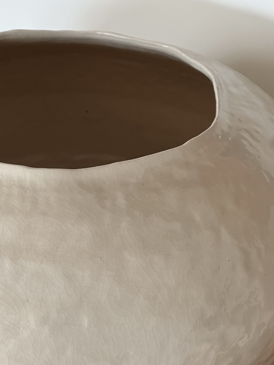 Vase en céramique Hugo Joirkin céramiste XXe -photo-3