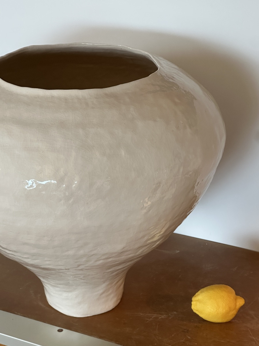 Vase en céramique Hugo Joirkin céramiste XXe -photo-4