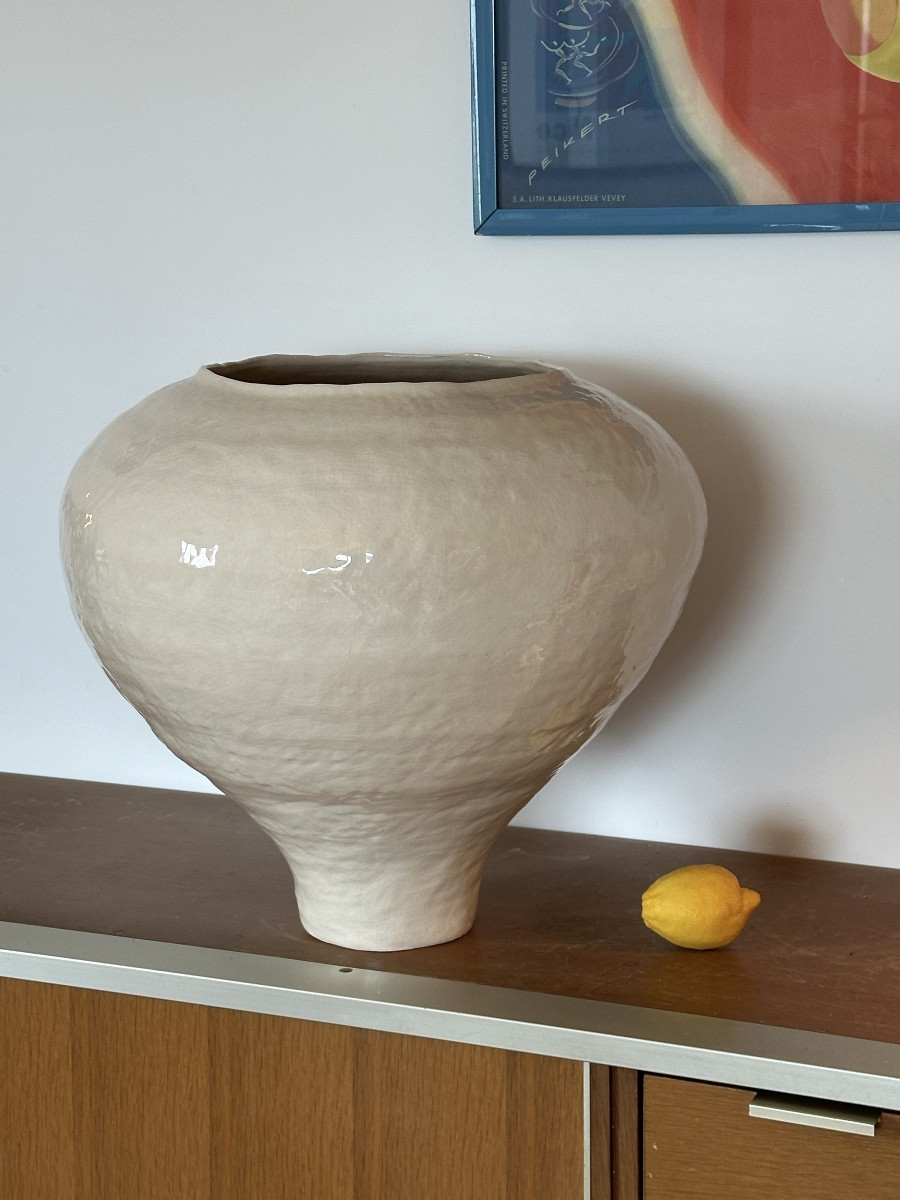 Vase en céramique Hugo Joirkin céramiste XXe -photo-5