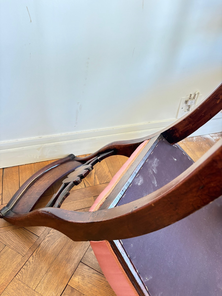 Chaises 1815 victoria en acajou anglais début 19e -photo-2
