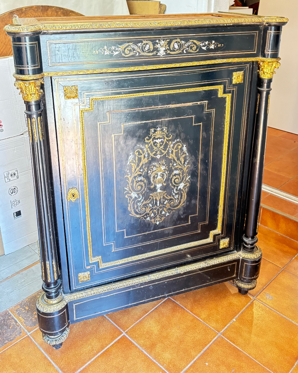 Meuble d’appui Napoléon 3 bahut -photo-2