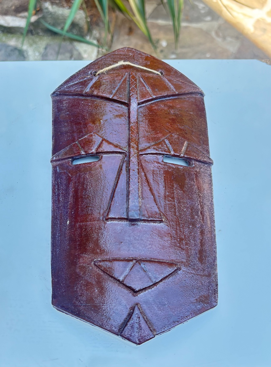 Masque en céramique, 1960-photo-3