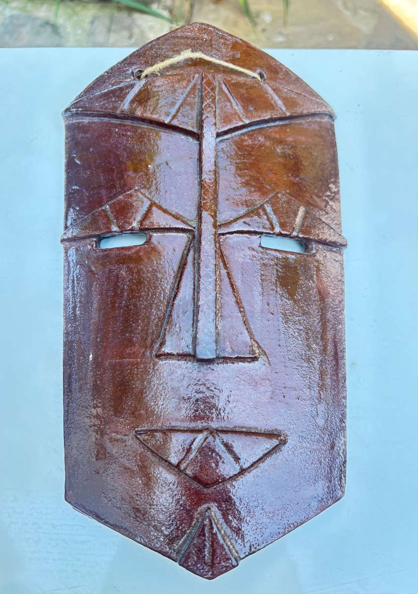 Masque en céramique, 1960