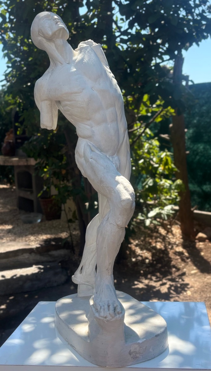 Antique 19th-century Plaster Anatomical Model From Jacques Eugène Caudron’s Cabinet Of Curiosities-photo-4