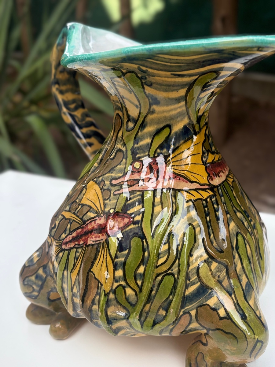 DALPAYRAT Céramique art nouveau Alphonse voisin delacroix -photo-6