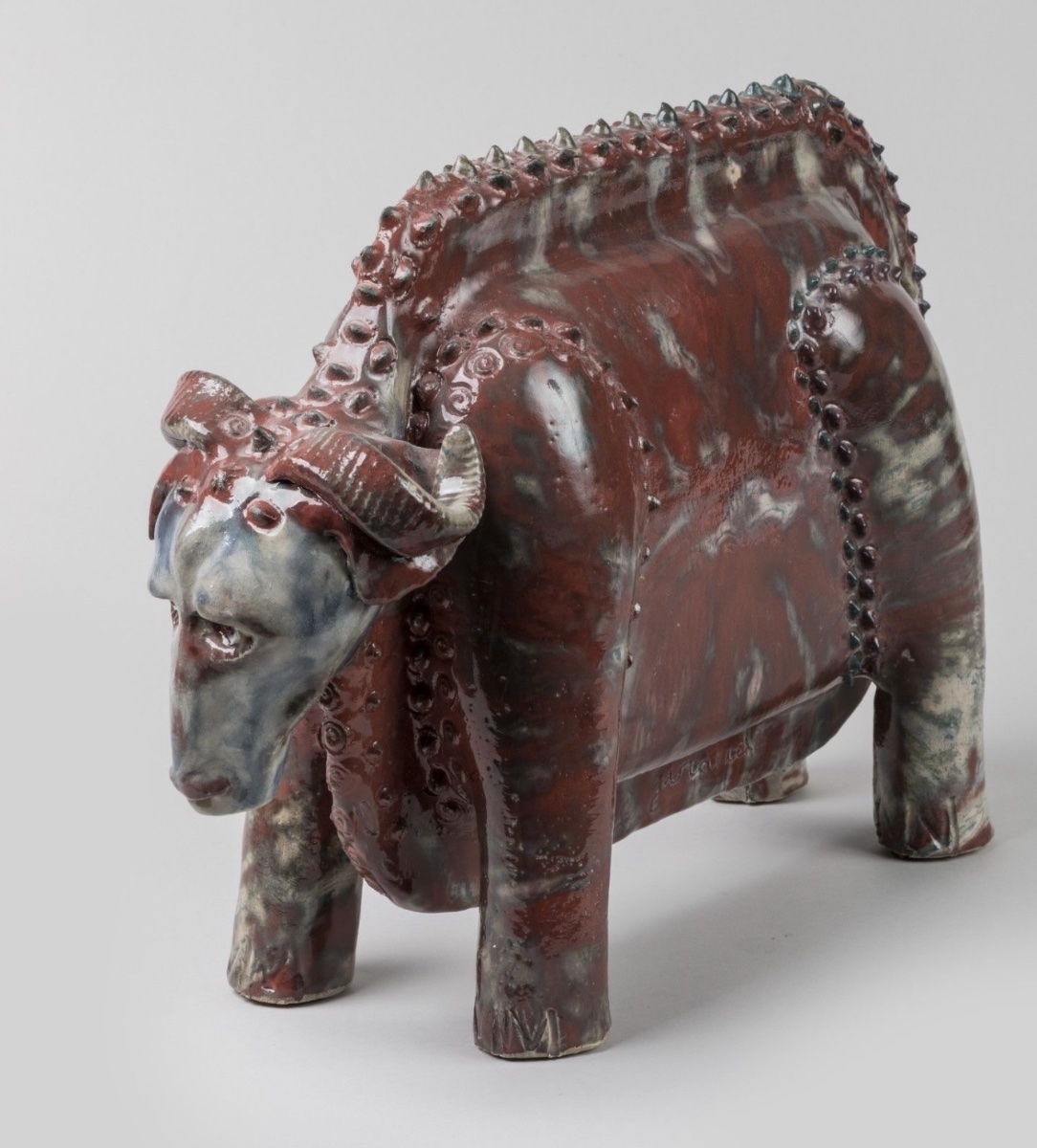 Ceramic Sculpture By Marcel Giraud, Vallauris, 1960-photo-3