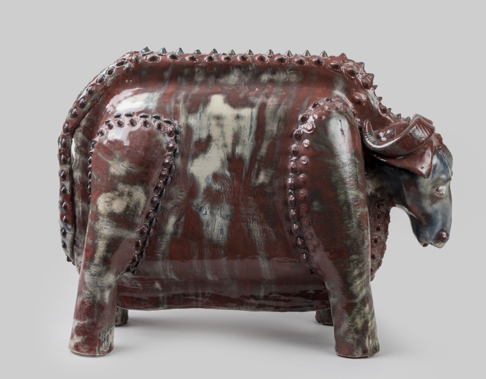 Ceramic Sculpture By Marcel Giraud, Vallauris, 1960