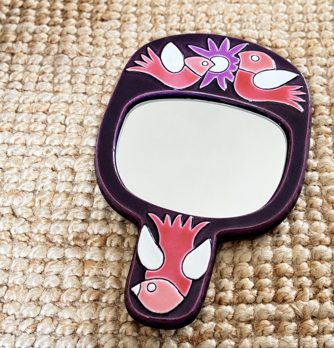 Miroir Mithe espelt 1970 céramique 