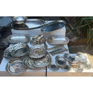 925 Sterling Silver Service, Asparagus Set, 1st Grade, 18 Kg500