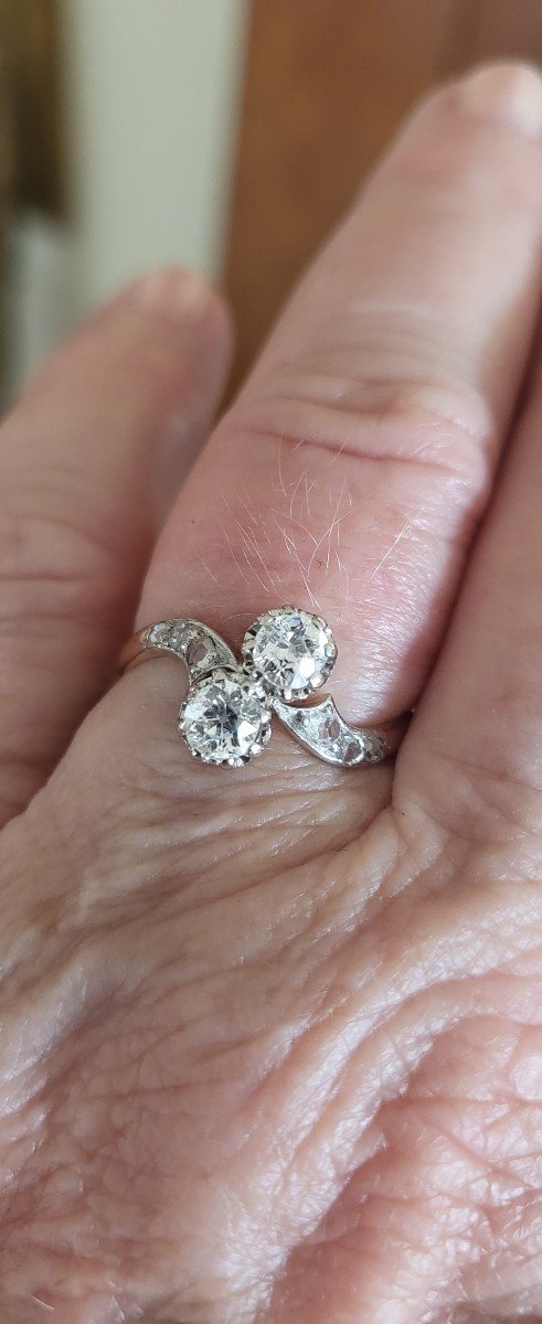Belle Epoque/edwardian 18ct Gold And Diamond Ring -photo-6