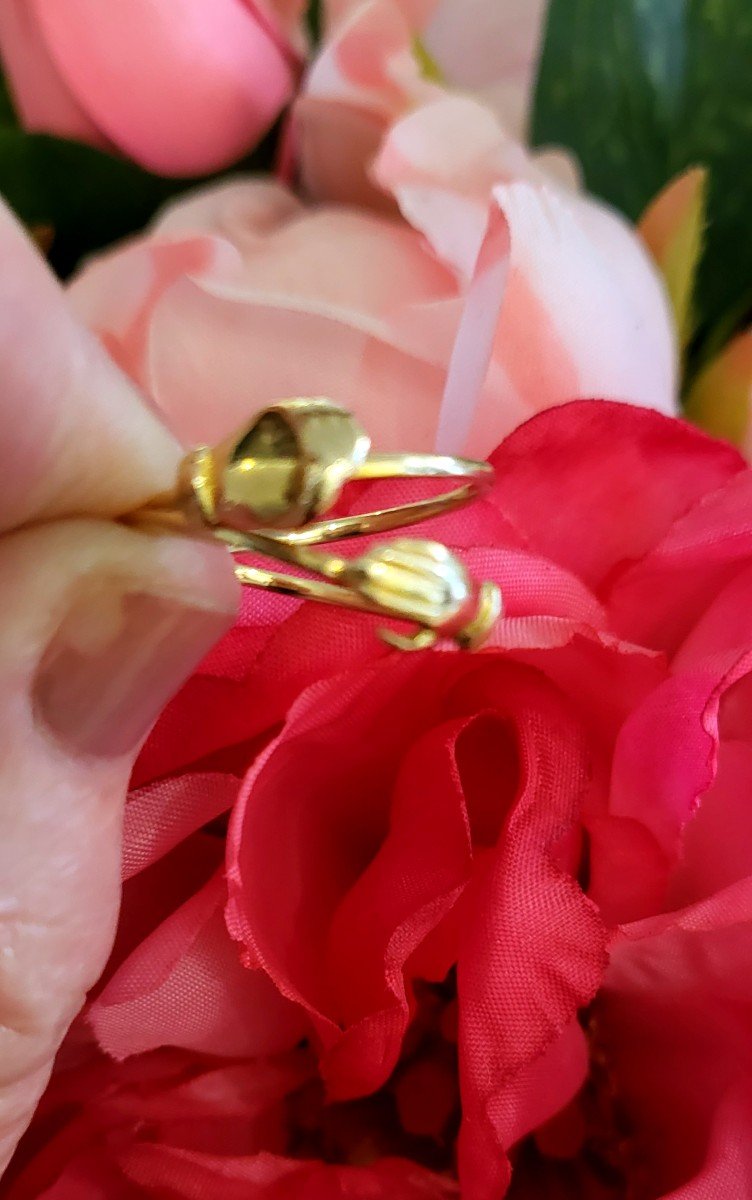 Vintage "Fede" Bague En Or 14ct-photo-3