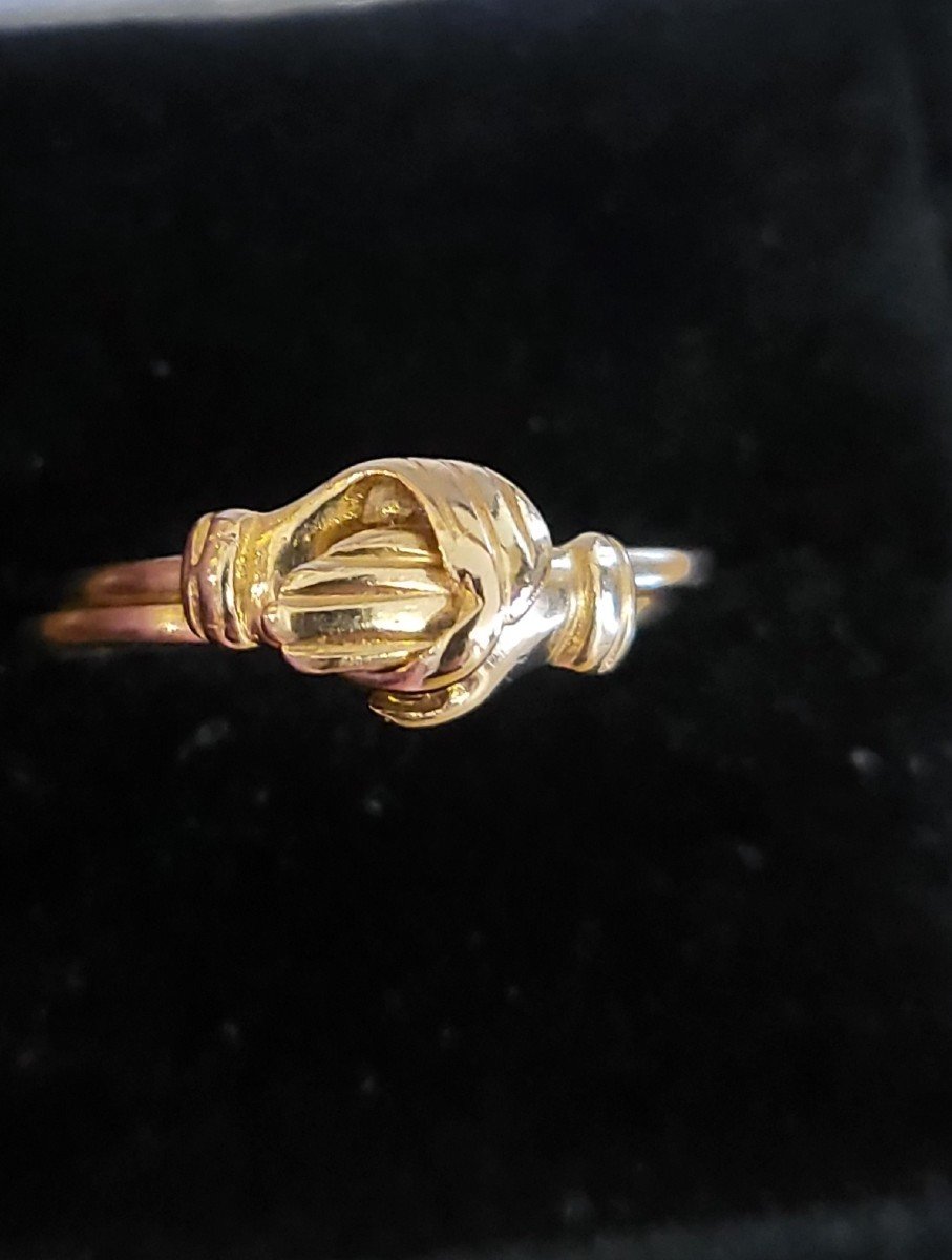 Vintage "Fede" Bague En Or 14ct