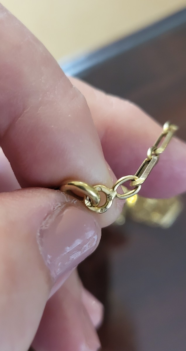 Art Deco - 18 Carat Gold Necklace-photo-3