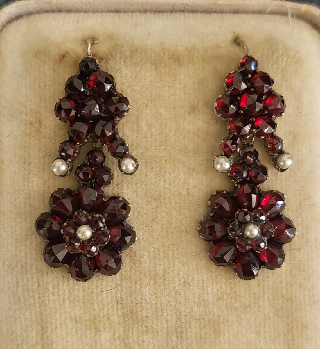 Garnet Earrings - Napoleon 111-photo-8