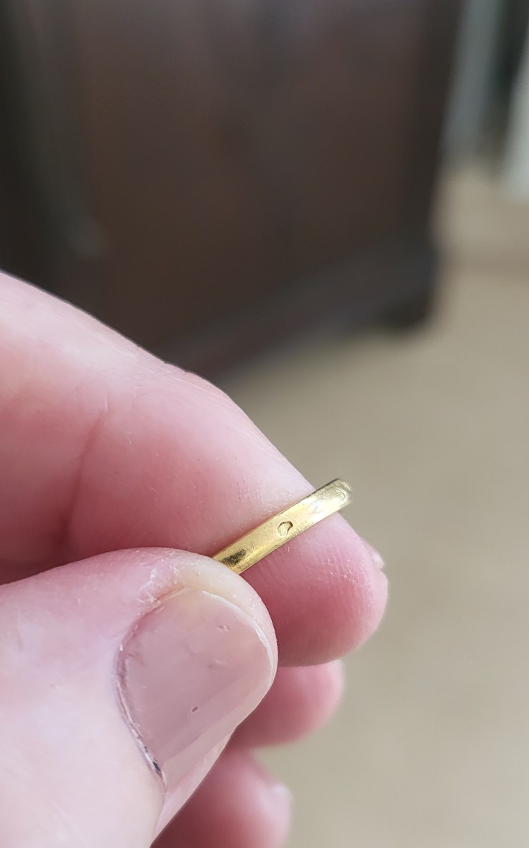 "toi Et Moi" Ring In 18ct Gold With Diamonds And A Pearl, Rose Cut And -photo-4