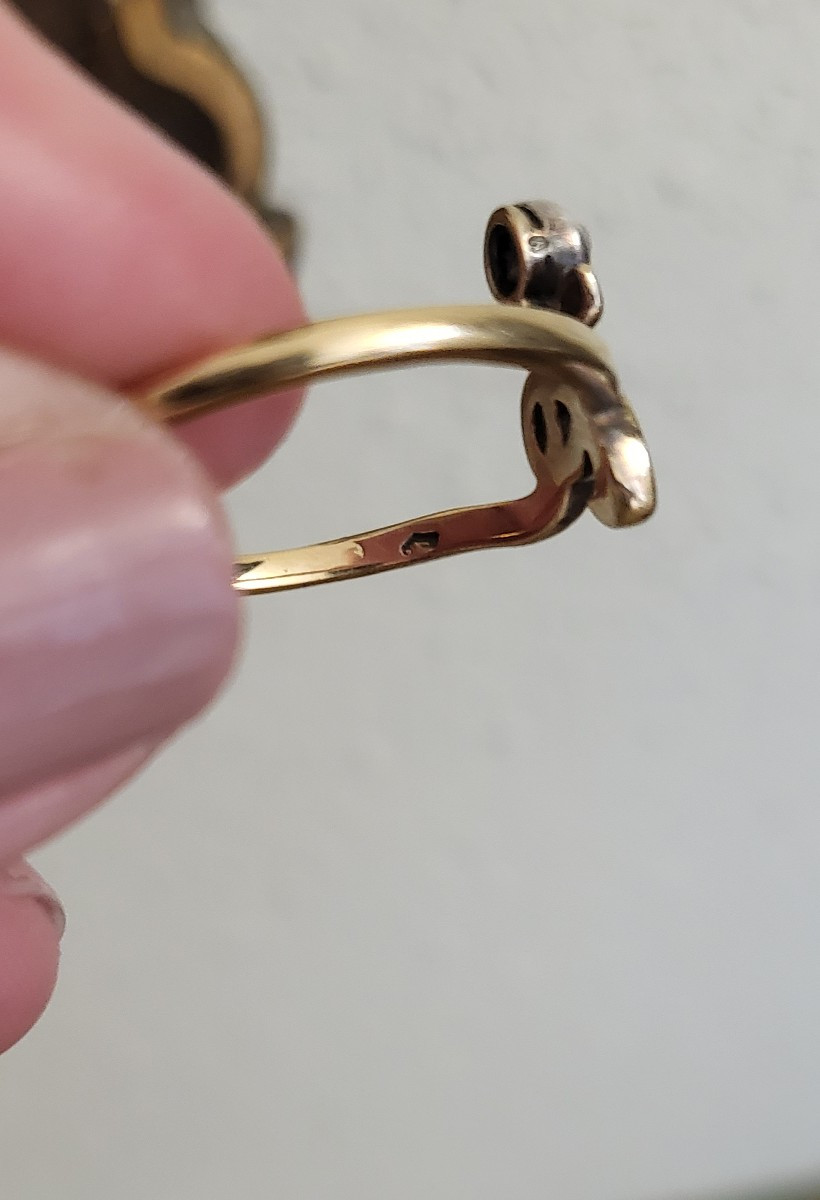 Art Nouveau Tiara Ring-photo-4