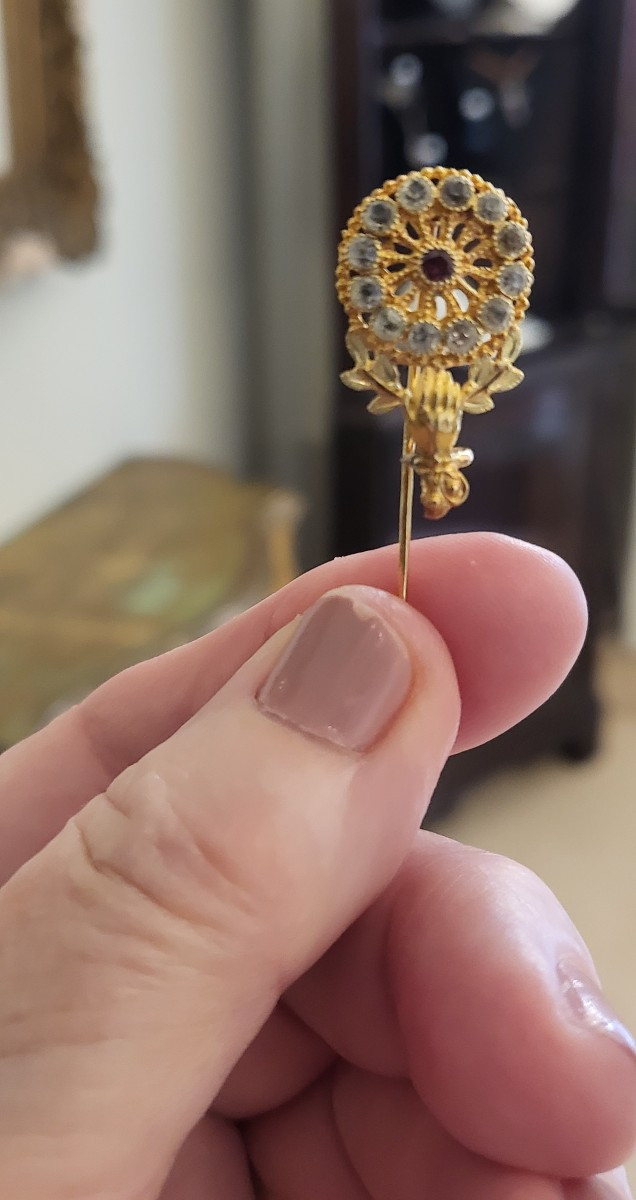 Antique 18ct Gold Brooch/pin -photo-1