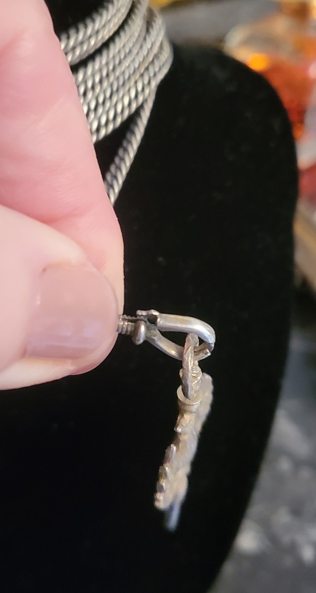 Napoleon 111 - Pendant Silver Watch Chain And Key -photo-4