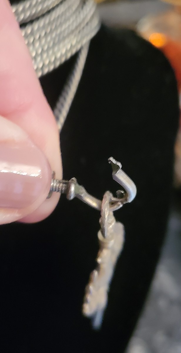 Napoleon 111 - Pendant Silver Watch Chain And Key -photo-5