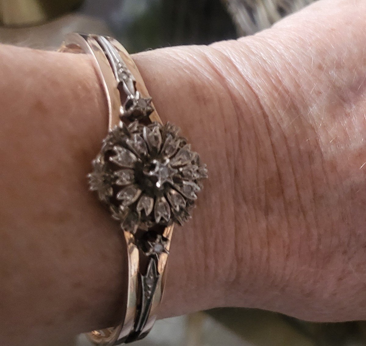 Napoleon 111 Bracelet In 18k Gold Set With Diamonds -photo-4