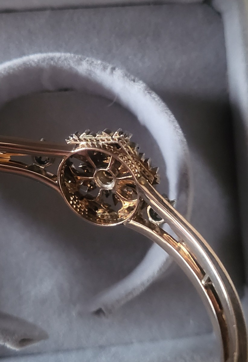 Napoleon 111 Bracelet In 18k Gold Set With Diamonds -photo-5