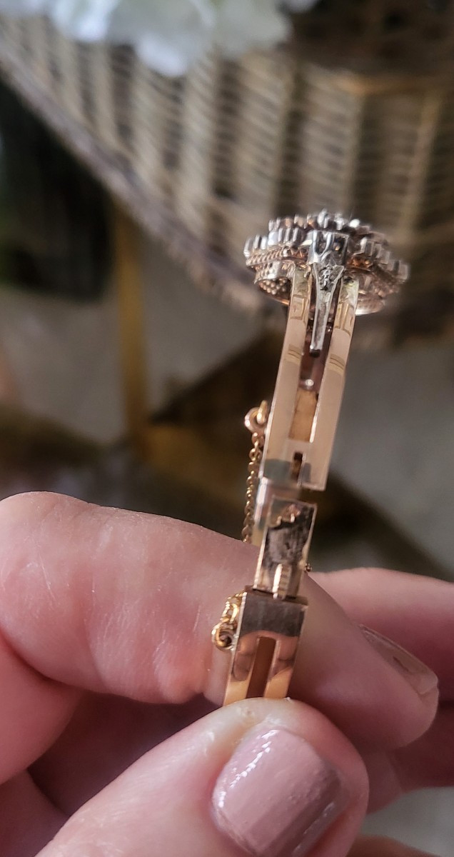 Napoleon 111 Bracelet In 18k Gold Set With Diamonds -photo-8