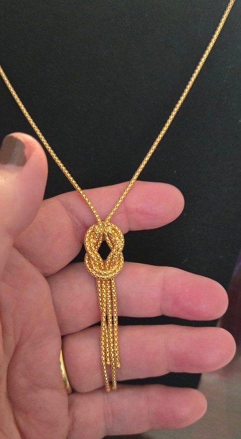 Chain/Collier Vintage en Or Jaune -photo-3