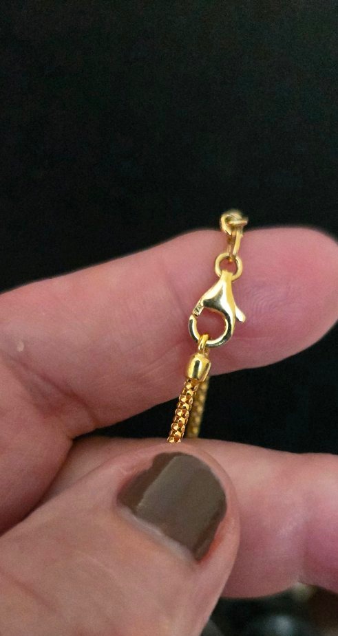 Chain/Collier Vintage en Or Jaune -photo-4