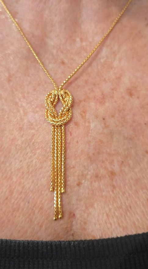 Chain/Collier Vintage en Or Jaune -photo-5