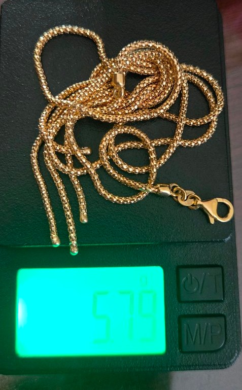 Chain/Collier Vintage en Or Jaune -photo-6
