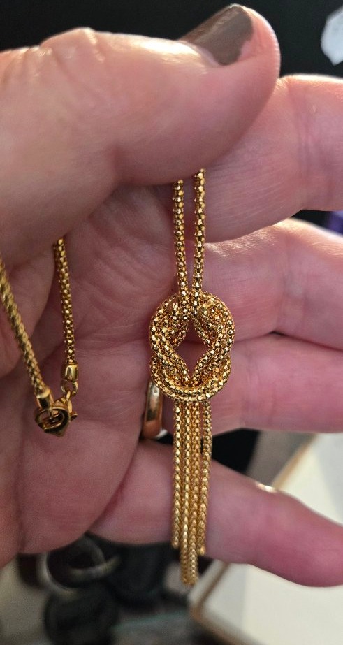 Chain/Collier Vintage en Or Jaune -photo-8