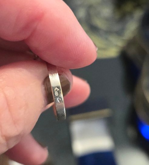 Art Deco Ring In Platinum And 18carat White Gold, Set With An Old European Cut Diamond -photo-3