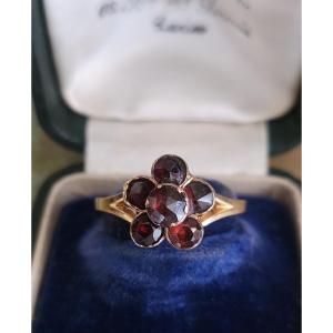 Grenats de Perpignan Bague Napoléon 111