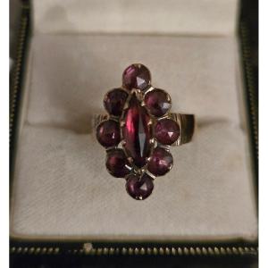 Grenats de Perpignan - Bague en Or 18ct