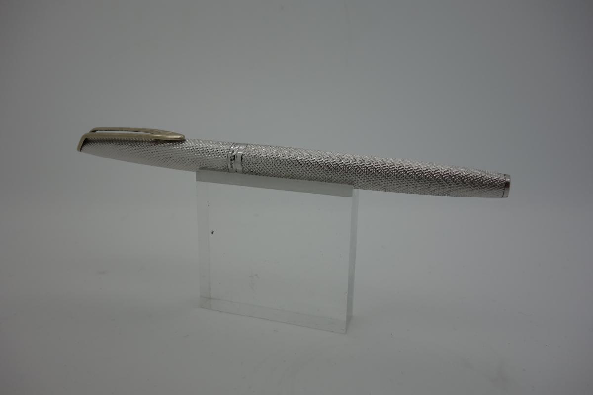 Waterman Fountain Pen Cf 1950 In Silver-photo-2