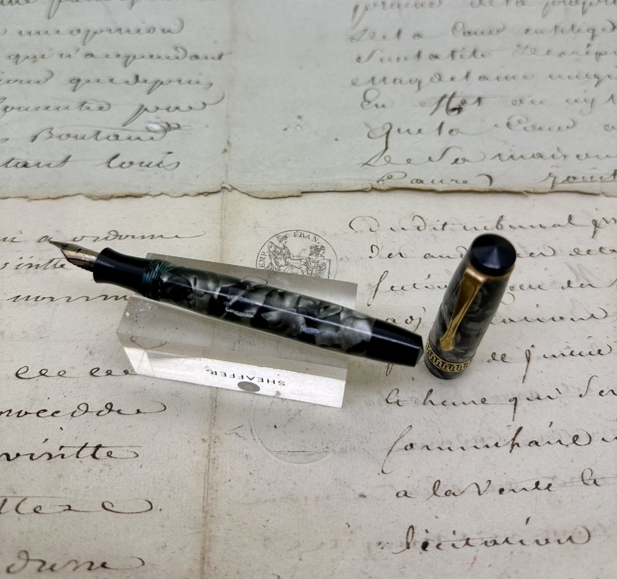 1940 "reforme" Pump Fountain Pen-photo-3