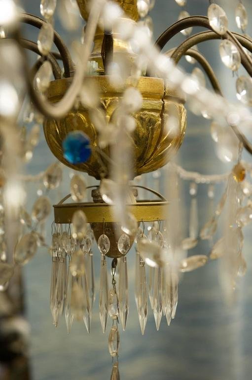 Crystal Chandelier First 19th Century, Perfect In Every Part-photo-5