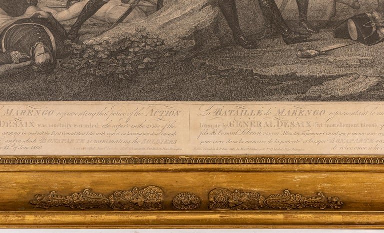 Antique Framed Print Of The Battle Of Marengo-photo-2