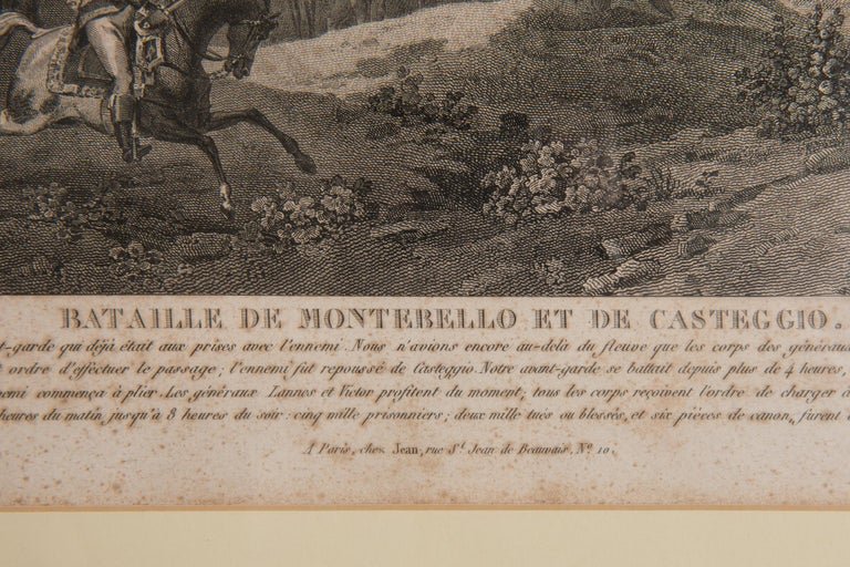 Battles Of Montebello And Casteggio In Antique Frame-photo-3