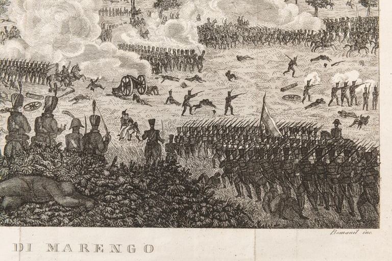 Antique Print Of The Napoleon Battle Of Marengo-photo-3