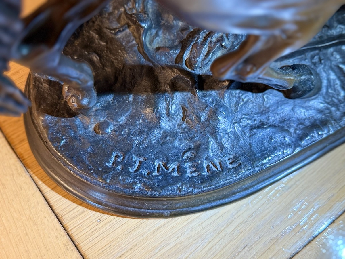 Pierre-Jules Mêne - Etalon antérieur droit levé-photo-2