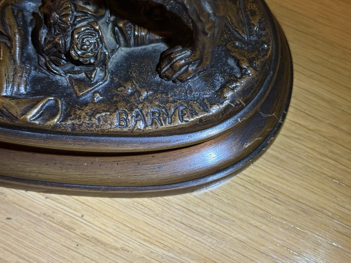 Antoine-Louis Barye - Barzoï debout-photo-3