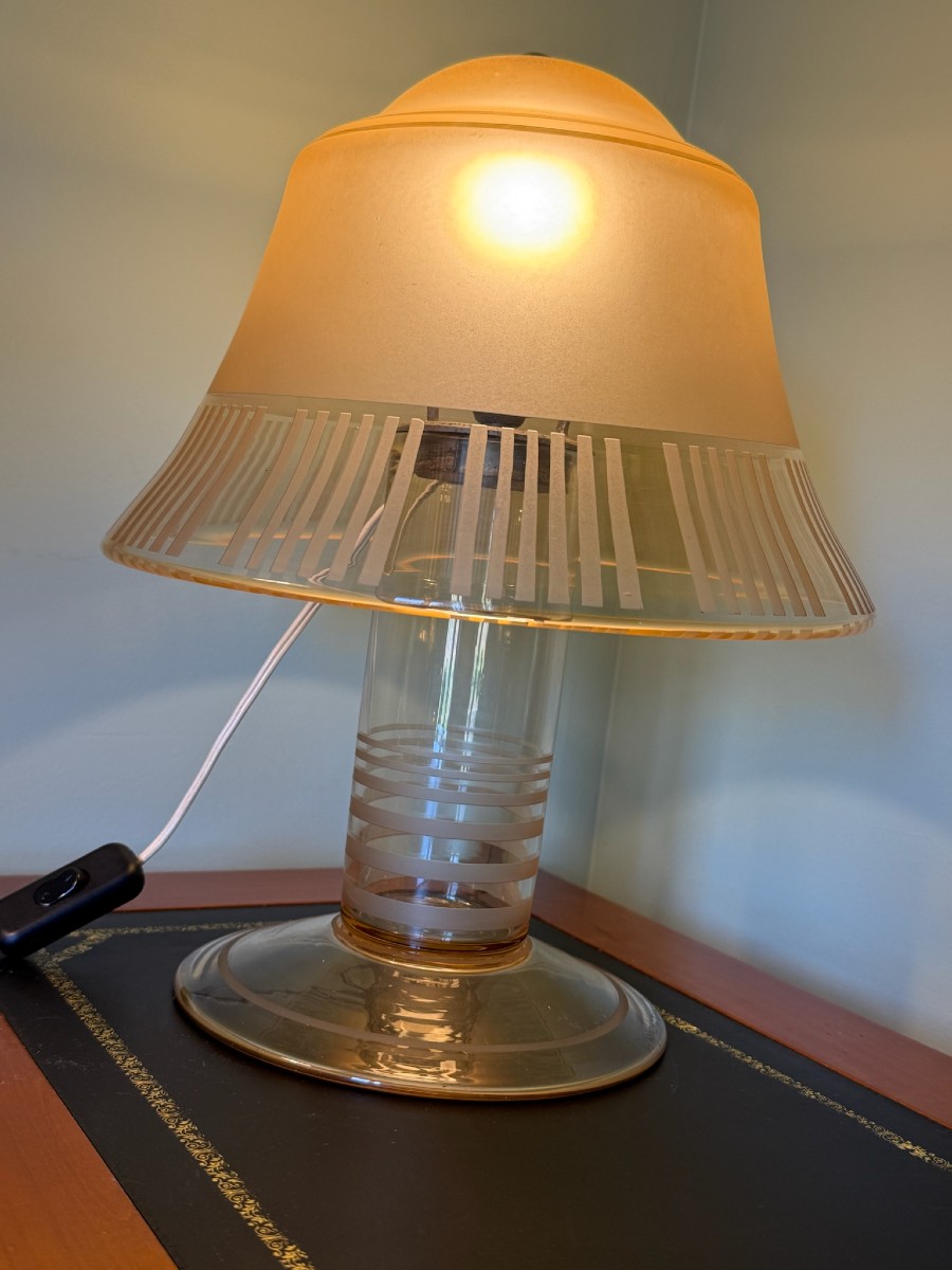 Daum - Art Deco Lamp - 1930-photo-4