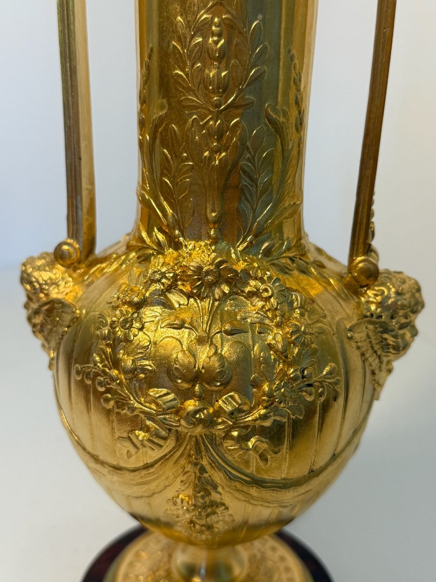 Vase en bronze  F. BARBEDIENNE -photo-2