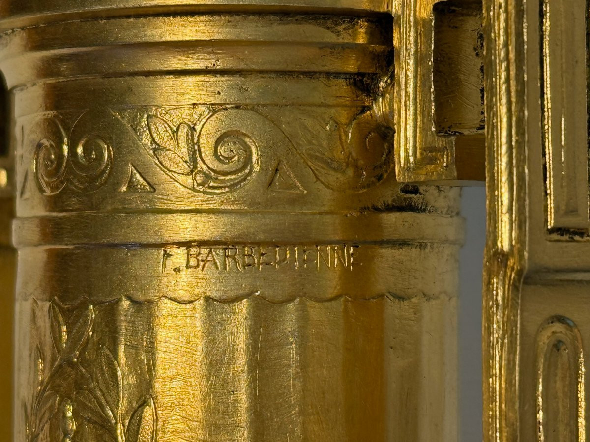 Vase en bronze  F. BARBEDIENNE -photo-3