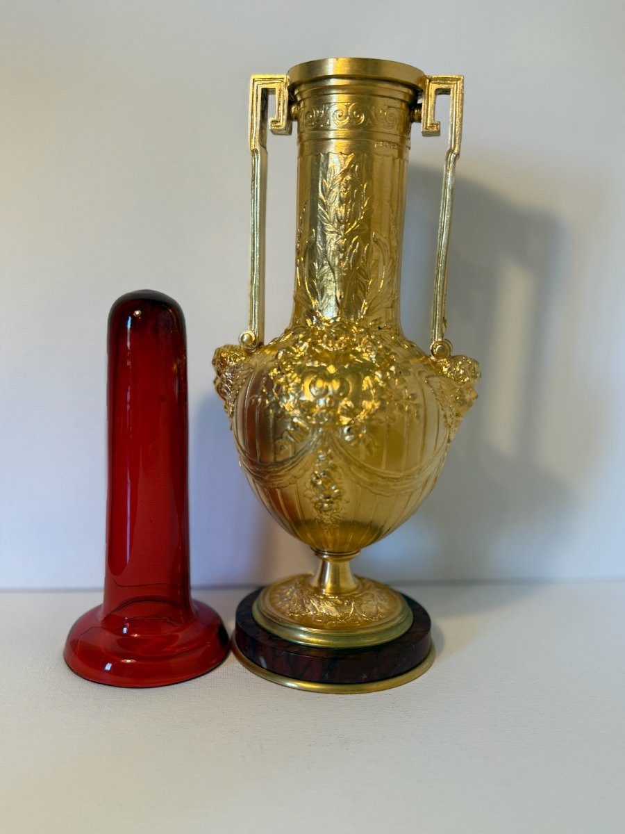 Vase en bronze  F. BARBEDIENNE -photo-4