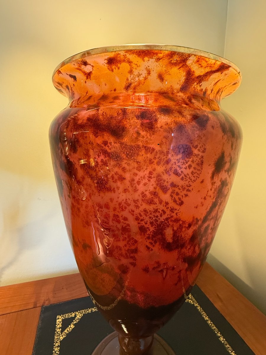 Daum - Vase Art Déco Daum Nancy-photo-2